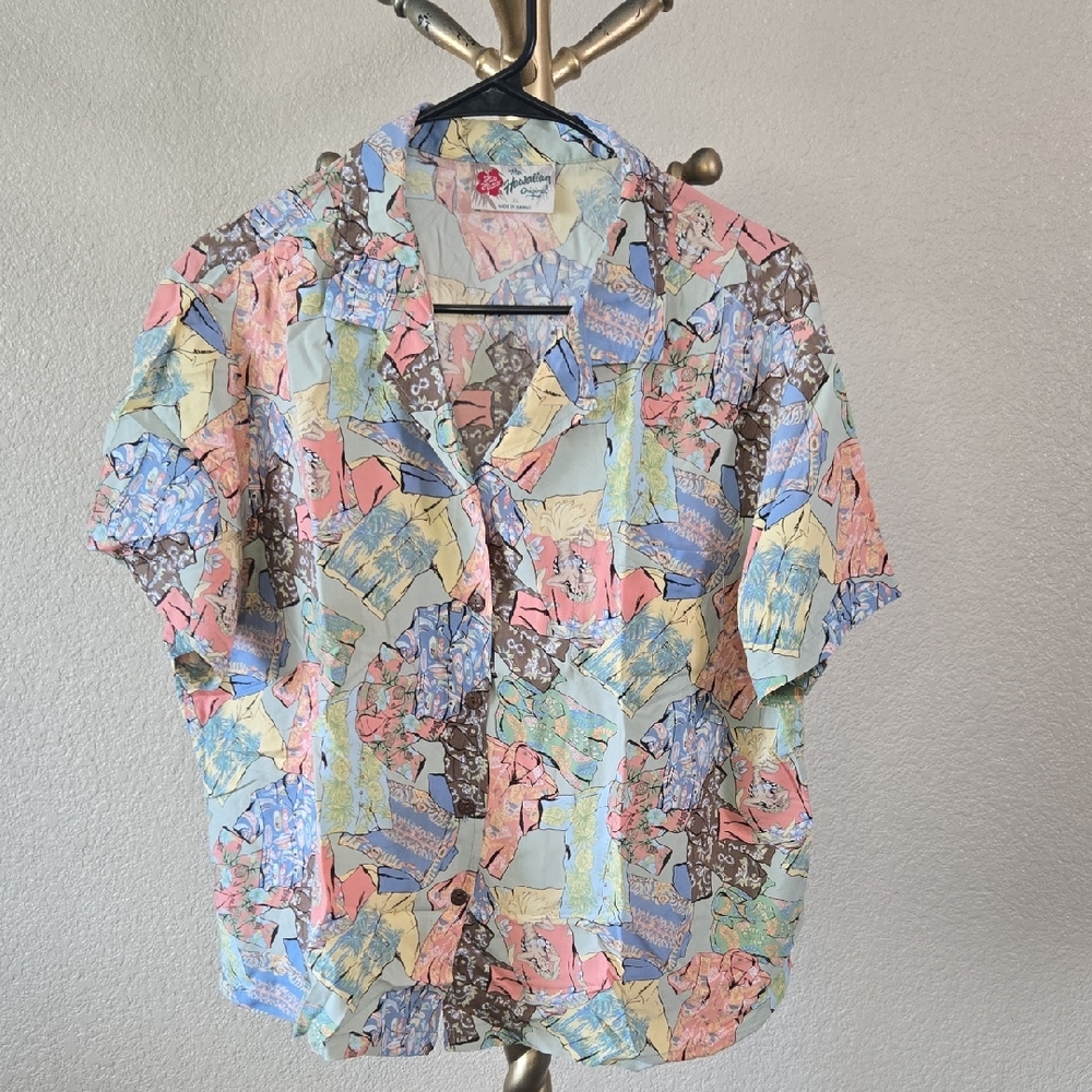 Colorful Abstract Men's Casual Shirt
